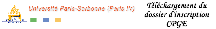 T�l�chargement du Dossier d'Inscription CPGE